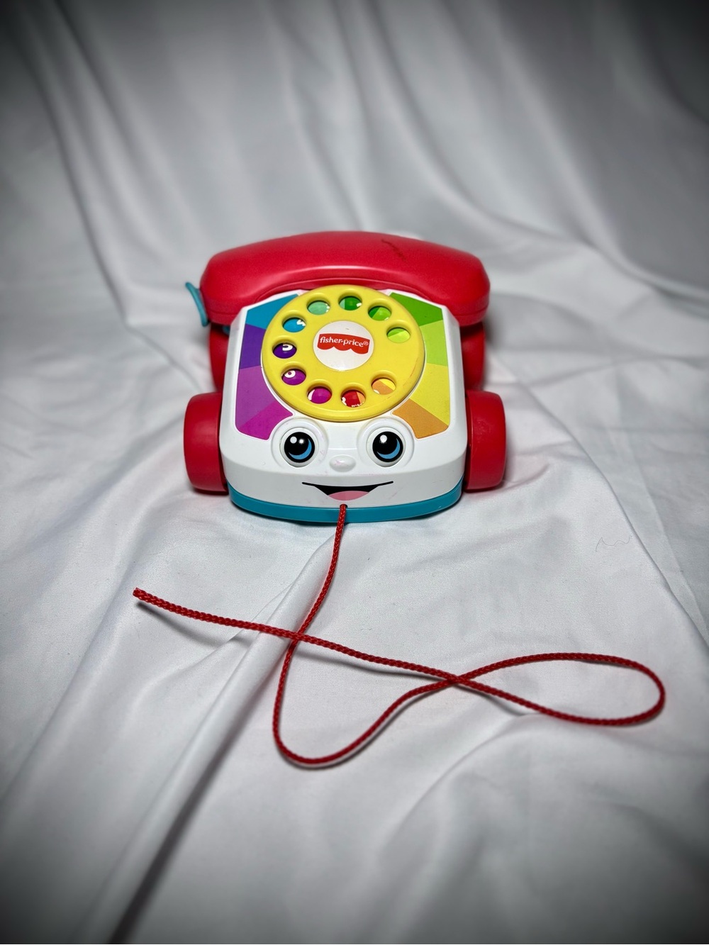 Fisher-Price Pull-Along Phone Toy in Red, Yellow, Blue, Purple, Green